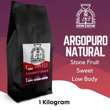 Kopi Arabica Argopuro Natural 1000g Biji Bubuk Bubuk Medium