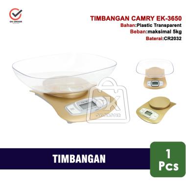 Timbangan Dapur Camry EK 3650/ Timbangan Digital / Timbangan Kue (1 Pcs)