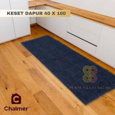 Keset Dapur Keset Handuk Kamar Mandi Premium Chalmer Navy