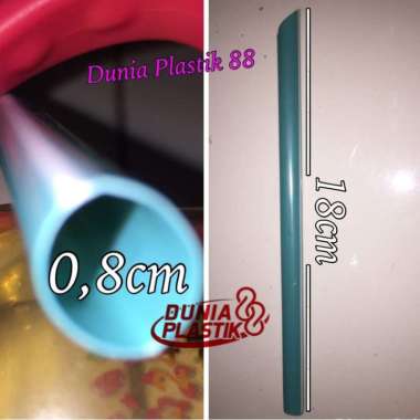 Isi kurang lebih 250gram 245btg SEDOTAN 8MM BIASA plastik pop ice es bubbel bubel boba salur SDTN 8m