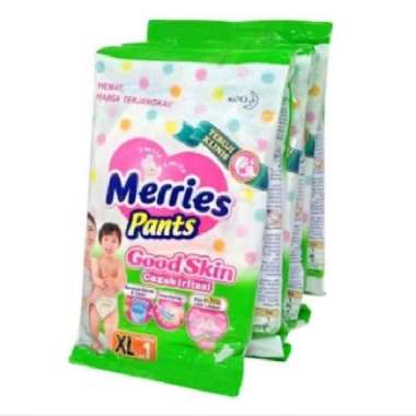 Popok Merries Good Skin Pants isi 1 renceng XL