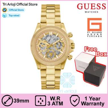 GUESS Watches GW0557L1 Original MIRAGE - Jam Tangan Wanita Analog - Gold Stainless Steel