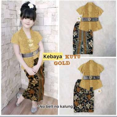 Kebaya anak perempuan modern set kebaya anak TK SD setelan kebaya kutubaru nak cewek setelan baju ad
