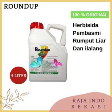 ORI ROUNDUP 4 LITER PEMBASMI RUMPUT ILALANG HERBISIDA ROUND UP ROUNDUP 4 LTR