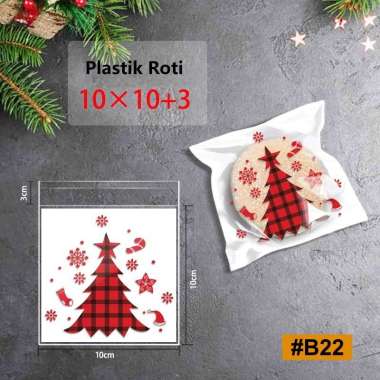 (ISI 10) PLASTIK COOKIES 10x10 CM - Plastik Motif Kantong Kemasan 10 X 10 Lucu Kue Biskuit Permen Ca