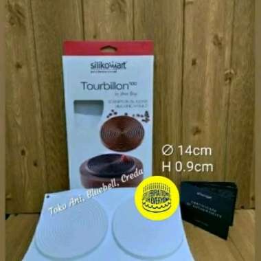 Silikomart Silicone Mold Tourbillon 100 ml, ∅ 14 cm, H 0.9 cm, 2 Cavity ( 36.231.87.0065 )