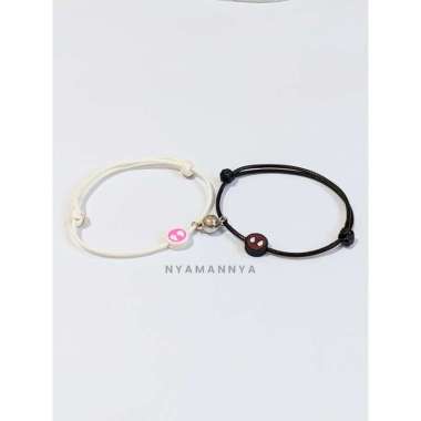 Nyamannya - Gelang Spiderman Couple Miles Gwen Magnet Manik Spider Series COUPLE PTIH-HTM