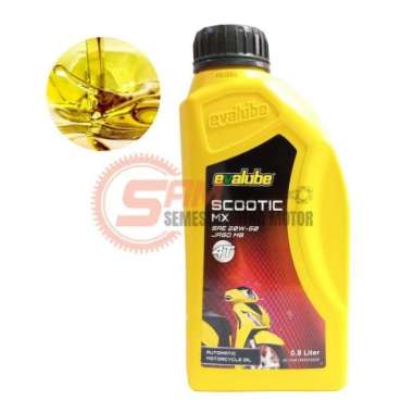 Evalube Scootic MX Oli Mesin Motor Matic Universal Oil 4 Tax 800ml