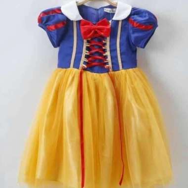 DRESS BAJU COSTUME KOSTUM GAUN PRINCESS SNOW WHITE - 110