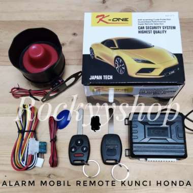 Alarm mobil remote model kunci Honda Multicolor