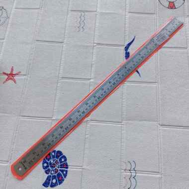 Penggaris Besi Tebal Butterfly 50cm - 1 Buah