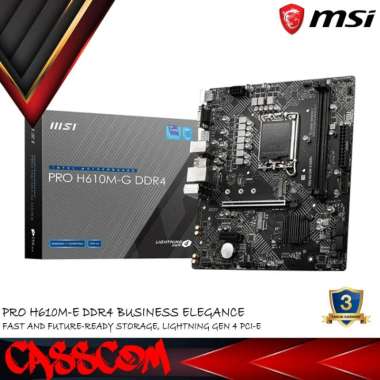 Motherboard MSI PRO H610M-E DDR4 (LGA1700, H610, DDR4, USB3.2, SATA3)