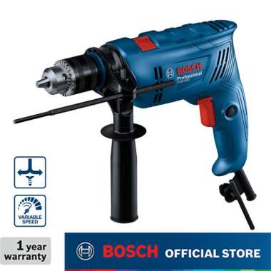 Bosch Impact Drill / Bor Tangan Listrik Impact 13MM 550Watt GSB 600 HSS-R 10 PCS