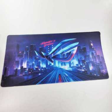 MOUSEPAD GAMING PANJANG MOUSEPAD ROG 40CM X 80CM DESK MAT PANJANG 40 X 80 CITY LIGHT
