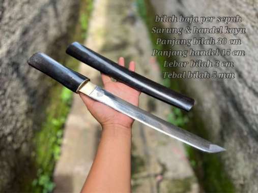 anime cosplay k4tana Tanto shirasaya full hitam limited edition