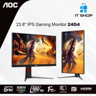 AOC 24G4 AdaptiveSync Gaming Monitor 23.8 inch