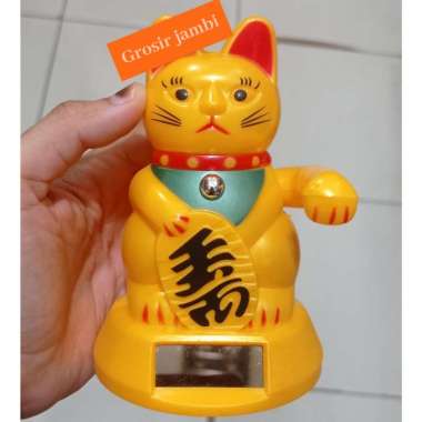 Kucing hoki koin/kucing rezeki/lucky cat/maneki kucing keberuntungan pajangan patung kucing hoki bat