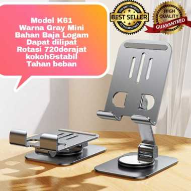 Braket Phone Stand For Ipad Tablet Ponsel Rotasi 360 -720 Derajat/ Dudukan Ponsel Hp/Penyangga Phone