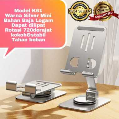 Braket Phone Stand For Ipad Tablet Ponsel Rotasi 360 -720 Derajat/ Dudukan Ponsel Hp/Penyangga Phone
