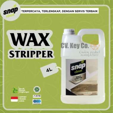 Cairan Pembersih Lantai Marmer Granit Semen, Wax Stripper SnapClean,4L