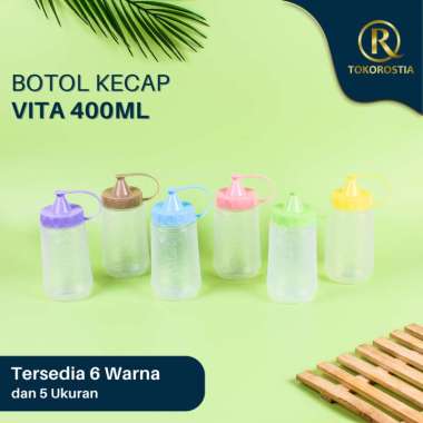 Botol Kecap Vita 400ml Plastik Viola Ungu