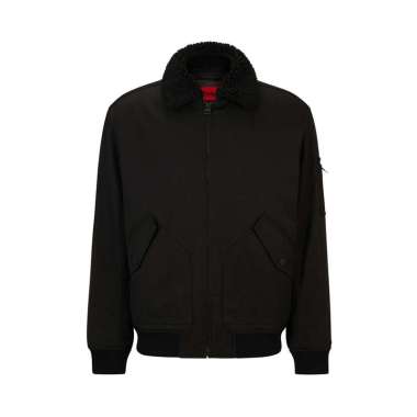 [12.12 Dealcember] Hugo Boss Badam2341 Padded Bomber Jacket Black Black L