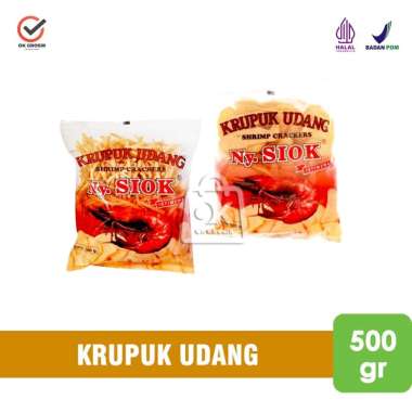 Krupuk Udang Ny Siok / Kerupuk Stik / Oval (500gr) Krupuk Udang Stik