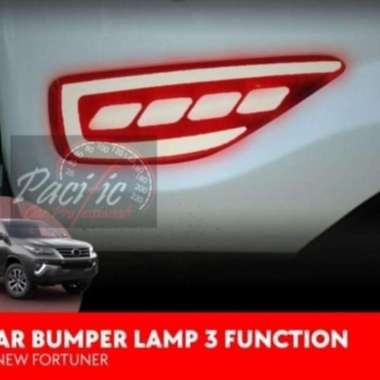 Lampu Led Bumper Reflektor Belakang Otoproject Fortuner Vrz Trd GR -