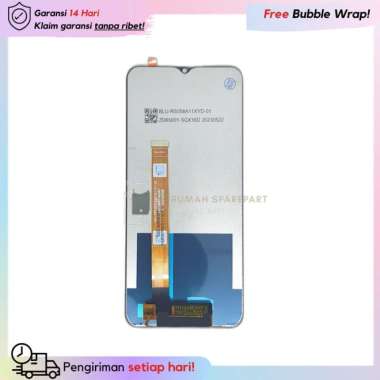 LCD + Touchscreen Oppo A5/A9/A31-2020/Realme5/5i/5s Ori Full Set-Hitam - Golden Crown Ori