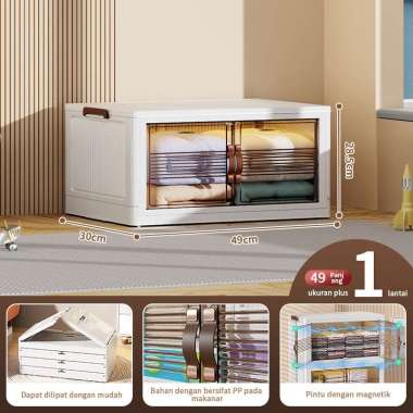 Lemari Penyimpanan Plastik Multi- 1 Susun-30*49*33cm