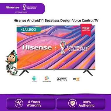 Hisense 43 Inch 43A4200 Android 11 Bezelless TV