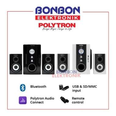Polytron PMA 9320 Bluetooth Multimedia Speaker Radio FM / PMA9320 Multicolor
