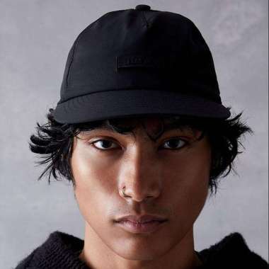 Essentials Baseball Hat Cap Jet Black Fear of God FOG Original Hitam