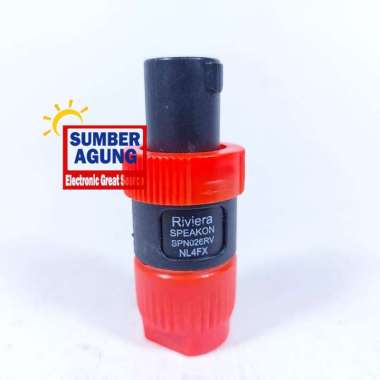 Riviera Jek Spikon Model Putar Jack Speakon NL4FX SPN026RV Loud Speaker Jack 4 Pole Cable Connector 