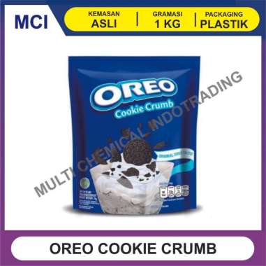 OREO KEMASAN BIRU COOKIE CRUMB BISKUIT 1 KG - 1 DUS 8 PCS