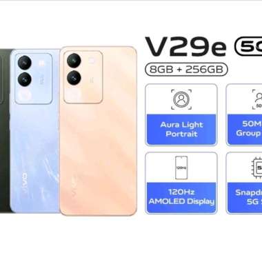 VIVO V29E 5G SNAPDRAGON 695 NEW GARANSI RESMI VIVO INDONESIA