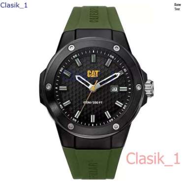 Sale Caterpillar Cat Aa.161.23.123 - Jam Tangan Pria - Hijau Diskon Garansi Resmi 2 Tahun