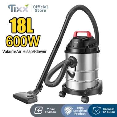 Tixx 18 Liter Vacuum Cleaner 3In1 Vakum/Air Hisap/Blower Sedot Basah