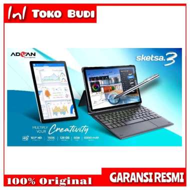 Advan Tablet Tab Sketsa 3 6/128Gb Garansi Resmi Sketsa 3 Keyboard+Stylus