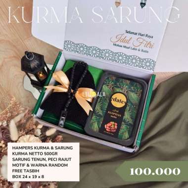 Hampers Lebaran 75-100k Eid Mubarak Parcel Bingkisan Kado Ramadhan Idul Fitri Sajadah Sarung Pashmin