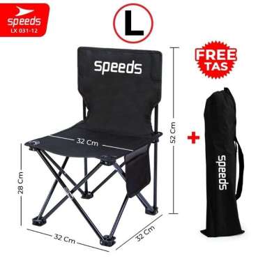 Kursi Lipat Portable Memancing Outdoor Fishing Chair - Kursi Portabel Kursi Lipat Kursi Speed L