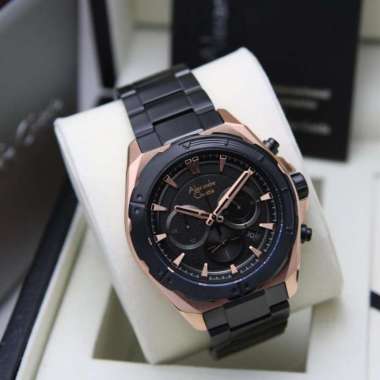 JAM TANGAN PRIA ALEXANDRE CHRISTIE AC 6664 / AC6664 RANTAI ORIGINAL ROSEGOLD BLACK