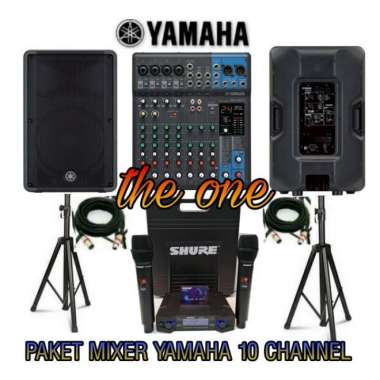 PAKET SOUND SYSTEM YAMAHA DBR10 /MIXER YAMAHA MG10XU / MG12XU / MG16XU - XIONSTORE PAKET A