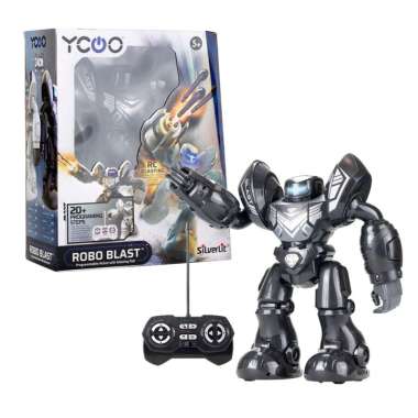 YCOO Silverlit Robot Smart Control Robo Blast Remote Control Black