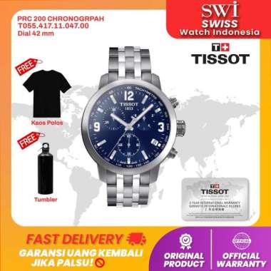 Jam Tangan Pria Analog Tissot T055.417.11.047.00 PRC 200 Chronograph