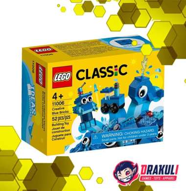 Toys LEGO Classic Creative Blue Bricks 11006