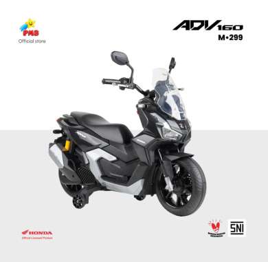 Mainan Anak Motor Aki Honda ADV M299 – PMB Toys Hitam