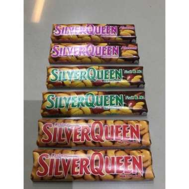 Coklat SilverQueen 25gr (1 Box isi 10pcs) Matcha