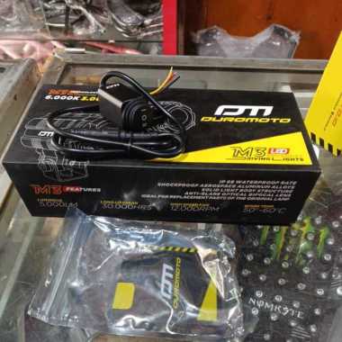 lampu duromoto M3 lampu led lampu tembak motor headlamp M3 + RELAY