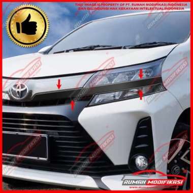 MIDDLE GARNISH - GARNISH TENGAH - TOYOTA AVANZA 2019-ON - BLACK